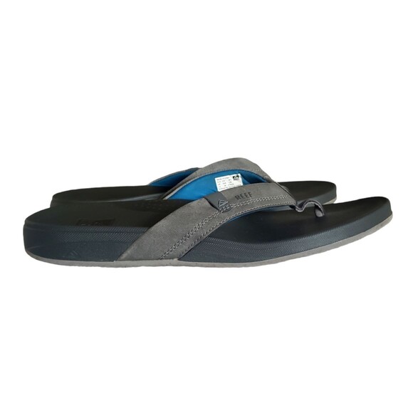 Reef CUSHION SPRING Casual Flip Flop Sandals CI3635 Gray Men\'s Size 13 main image 9